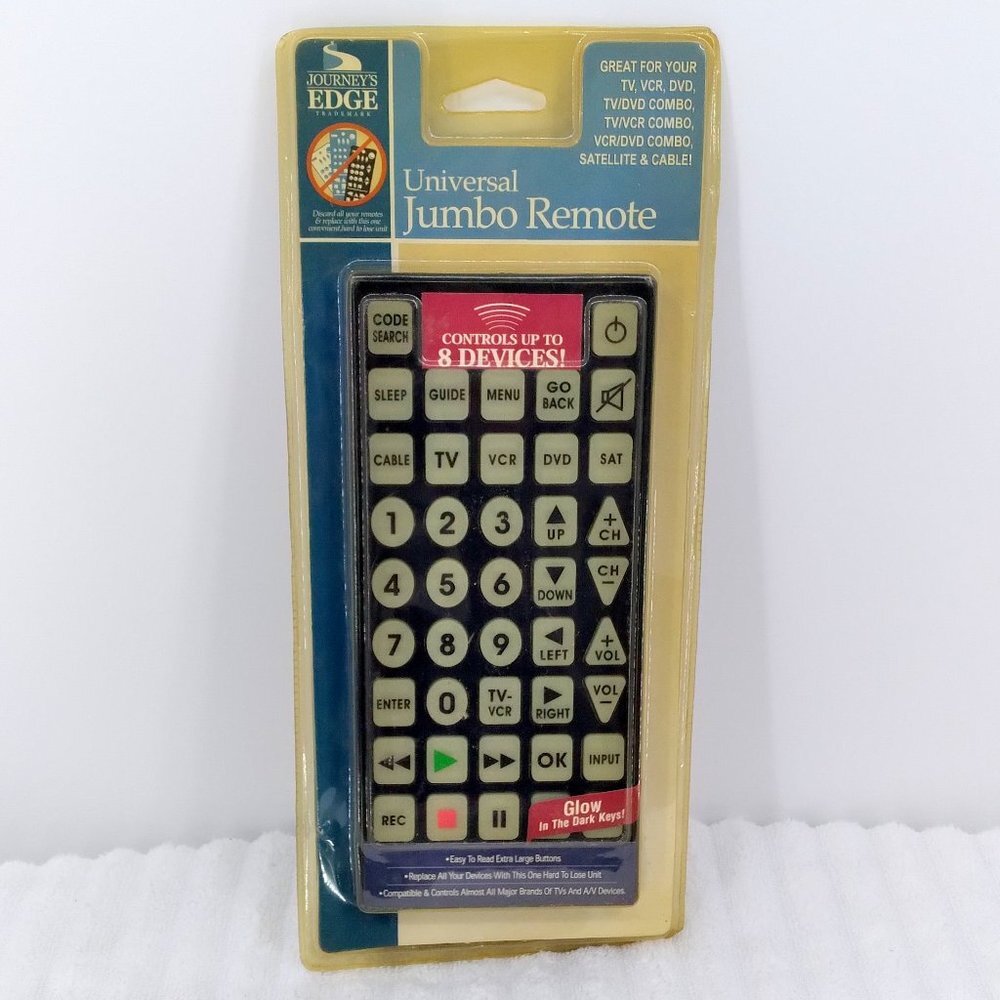 Journey's Edge Jumbo Universal Remote Control